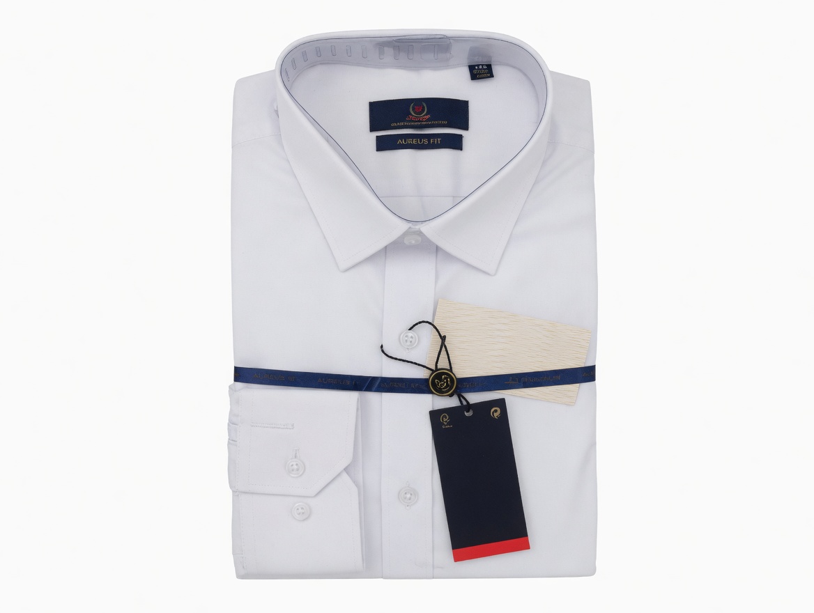 Aureus Fit White Formal Shirt
